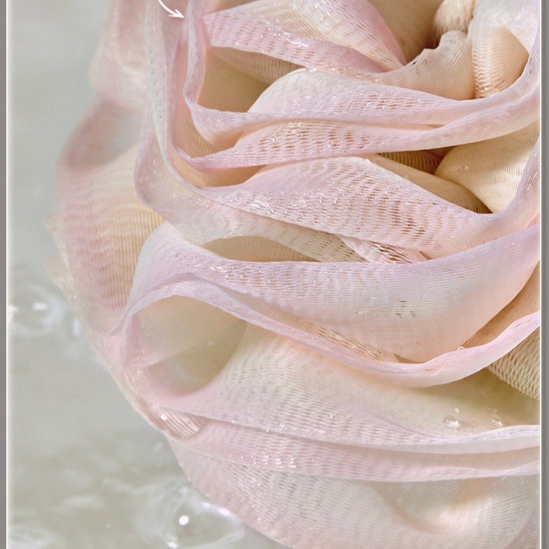 PAPO – Pastel Bloom Bath Pouf