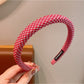 Gifty - Plaid Padded Fabric Fashion Headband