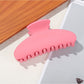Beau - Matte Plastic Oval Shape Hair Styling Claw Clip