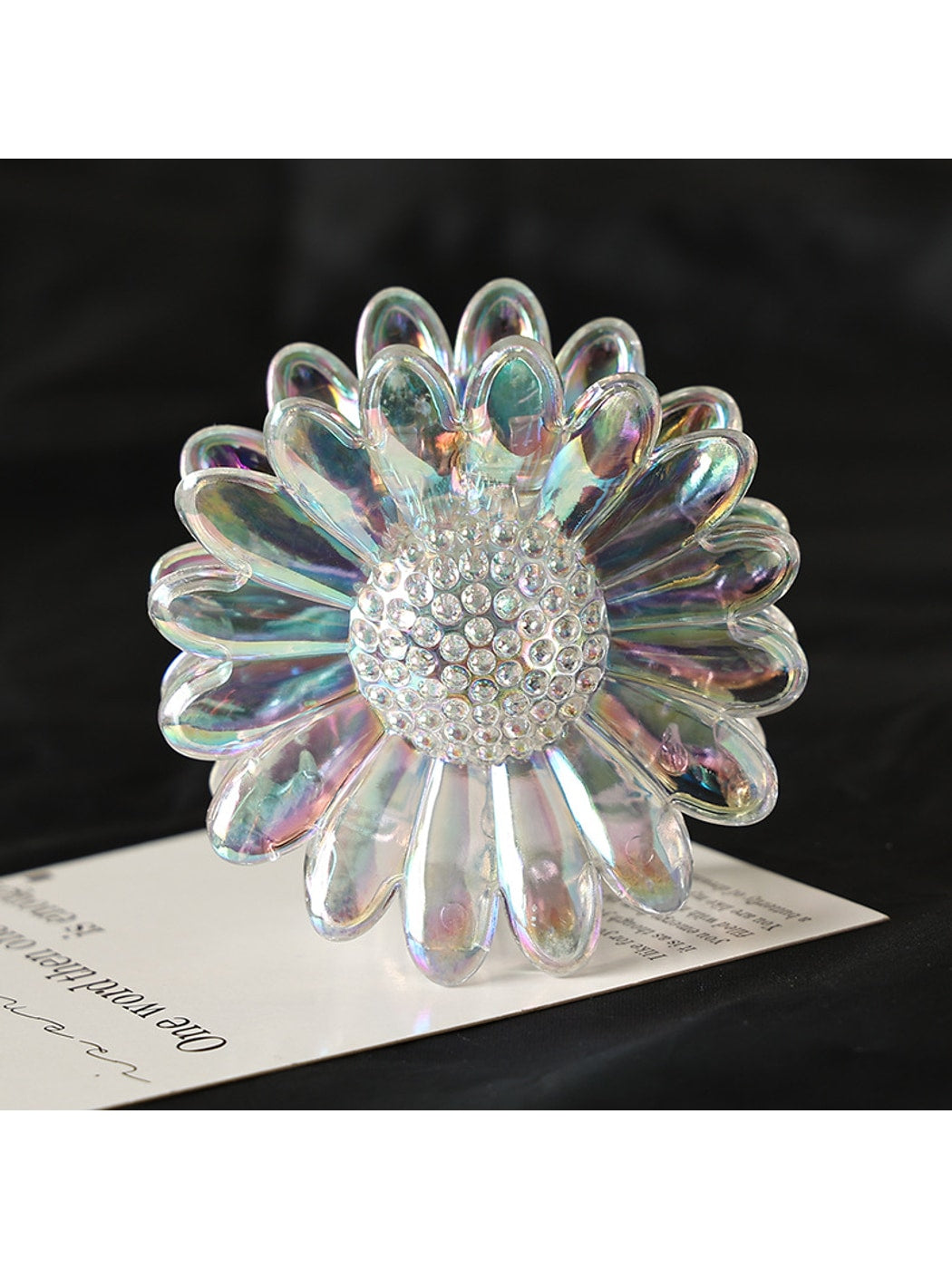 Beau - Flower Shaped Decorative Plastic Alloy Claw Clip