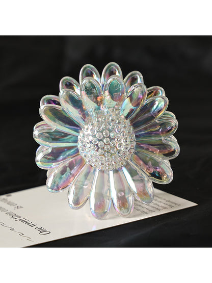 Beau - Flower Shaped Decorative Plastic Alloy Claw Clip