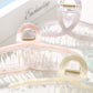 Beau - Pastel Crisscross Claw Clip