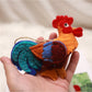 Feltery - Cute Colorful Rooster Bag Charm Keychain