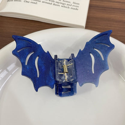 Beau - Halloween Marble Bat Wing Claw Clip