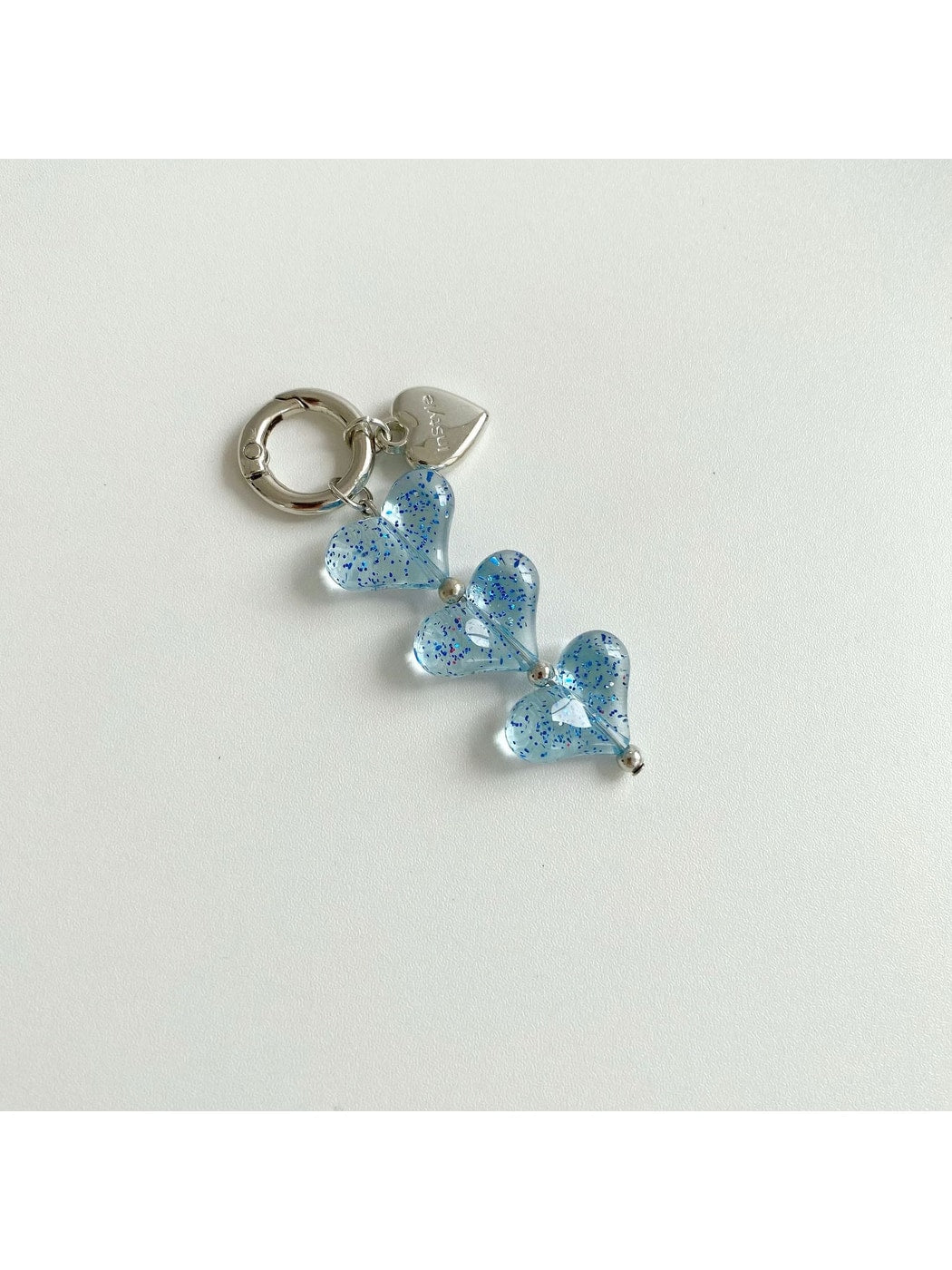 Keypus - Layered Transparent Heart Charm Keychain