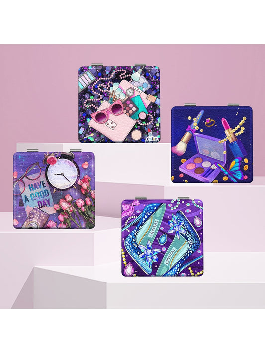Mirroray - Portable Illustrated Folding Pocket Mirror