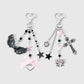 Keypus - Y2K Dark Style Cross Wing Keychain