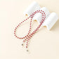 Velra - Minimalist Solid Color Beaded Eyeglass Strap