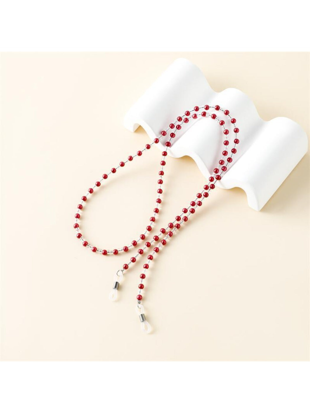 Velra - Minimalist Solid Color Beaded Eyeglass Strap