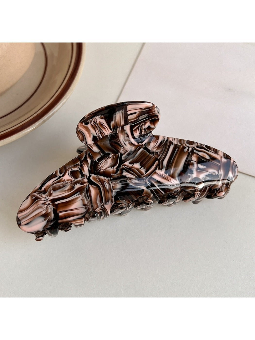 Beau - Dark Textured Hair Claw Clip