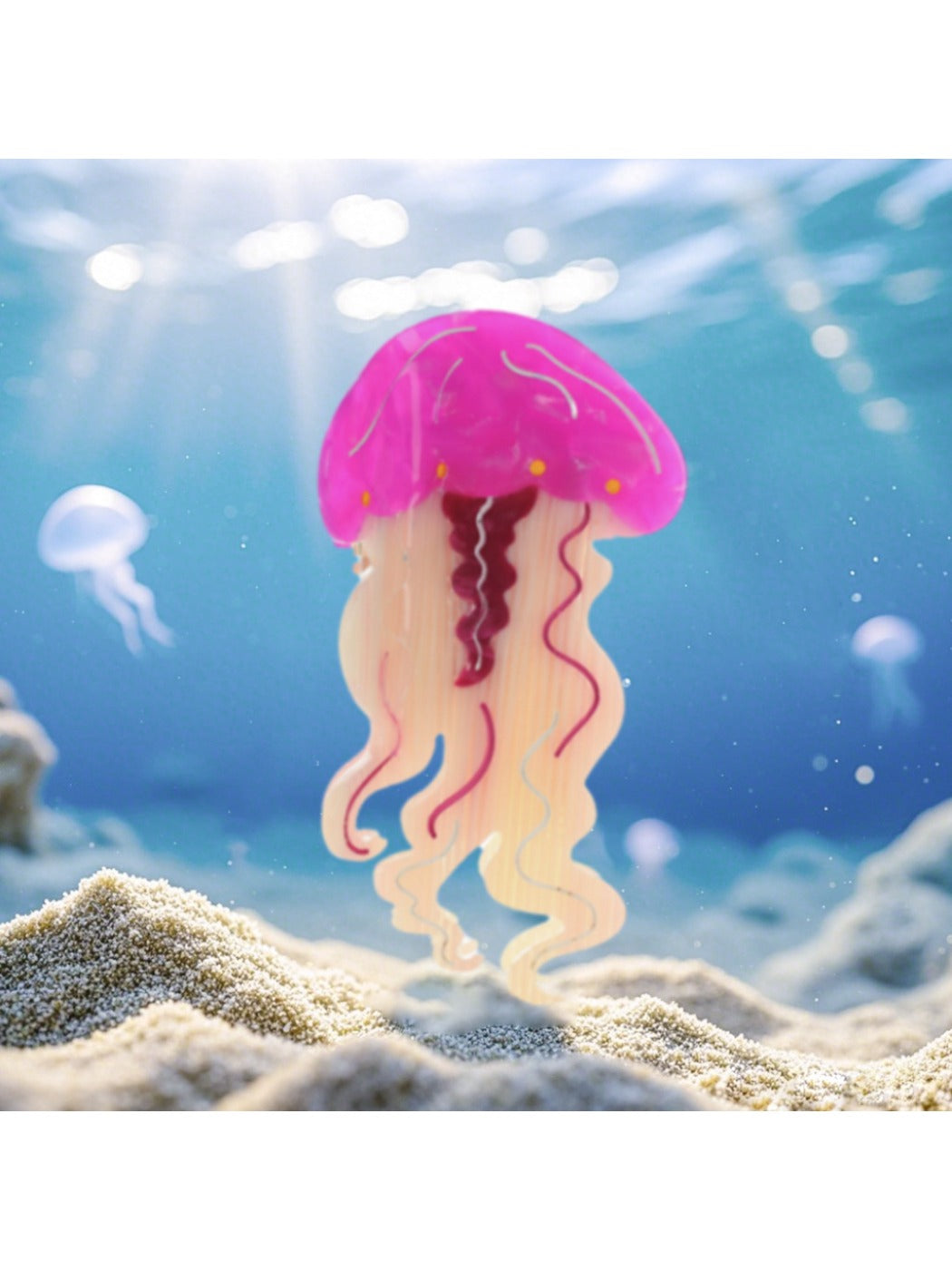 Beau - Marine Life Series Jellyfish Hair Clip