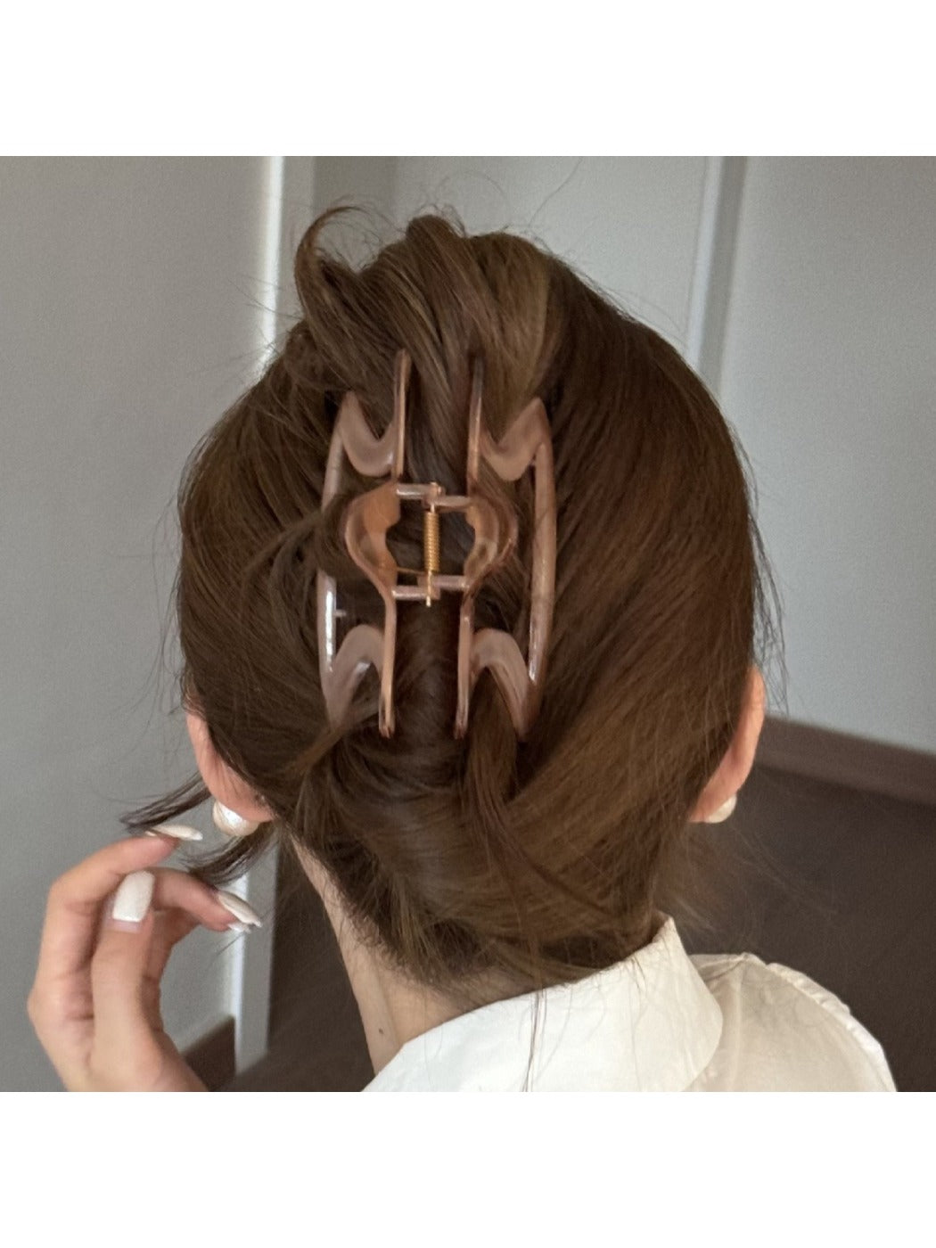 Beau - Openwork Five Pointed Star Claw Clip