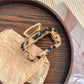 Beau - Square Hollow Acetate Alloy Claw Clip