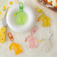 Keypus - Cute Solid Color Roast Duck Shaped Keychain