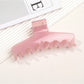 Beau - Jelly Finish Wide Shape Women's Claw Hair Clip