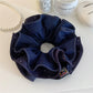 Gifty - Denim Square Scarf Hair Tie