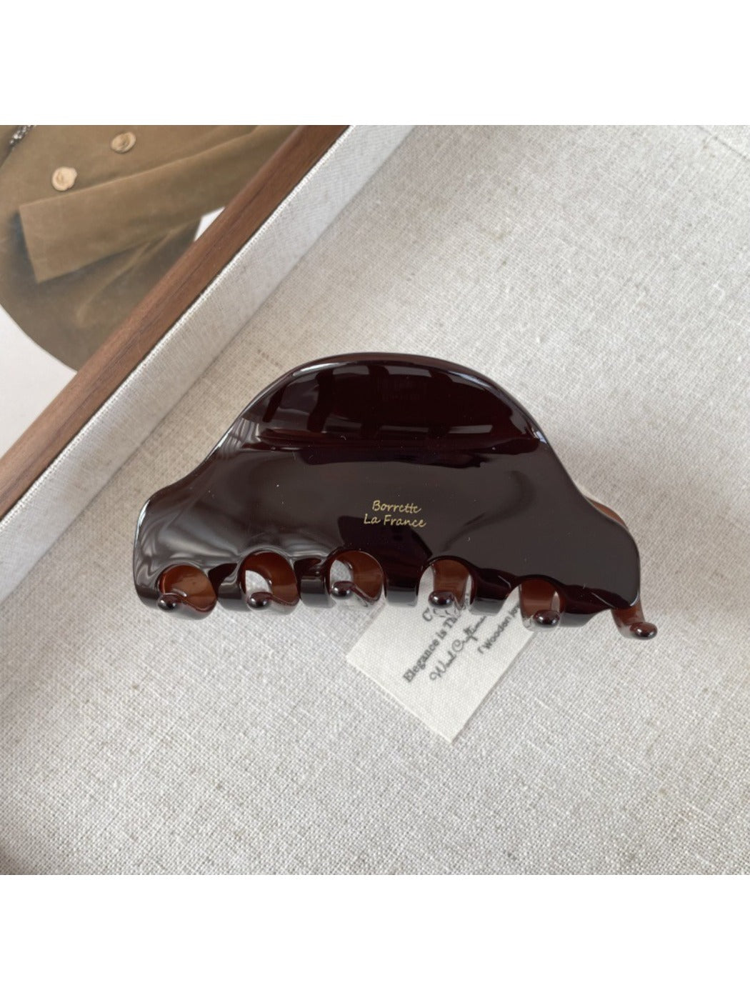 Beau - Vintage Half Moon Hair Claw Clip