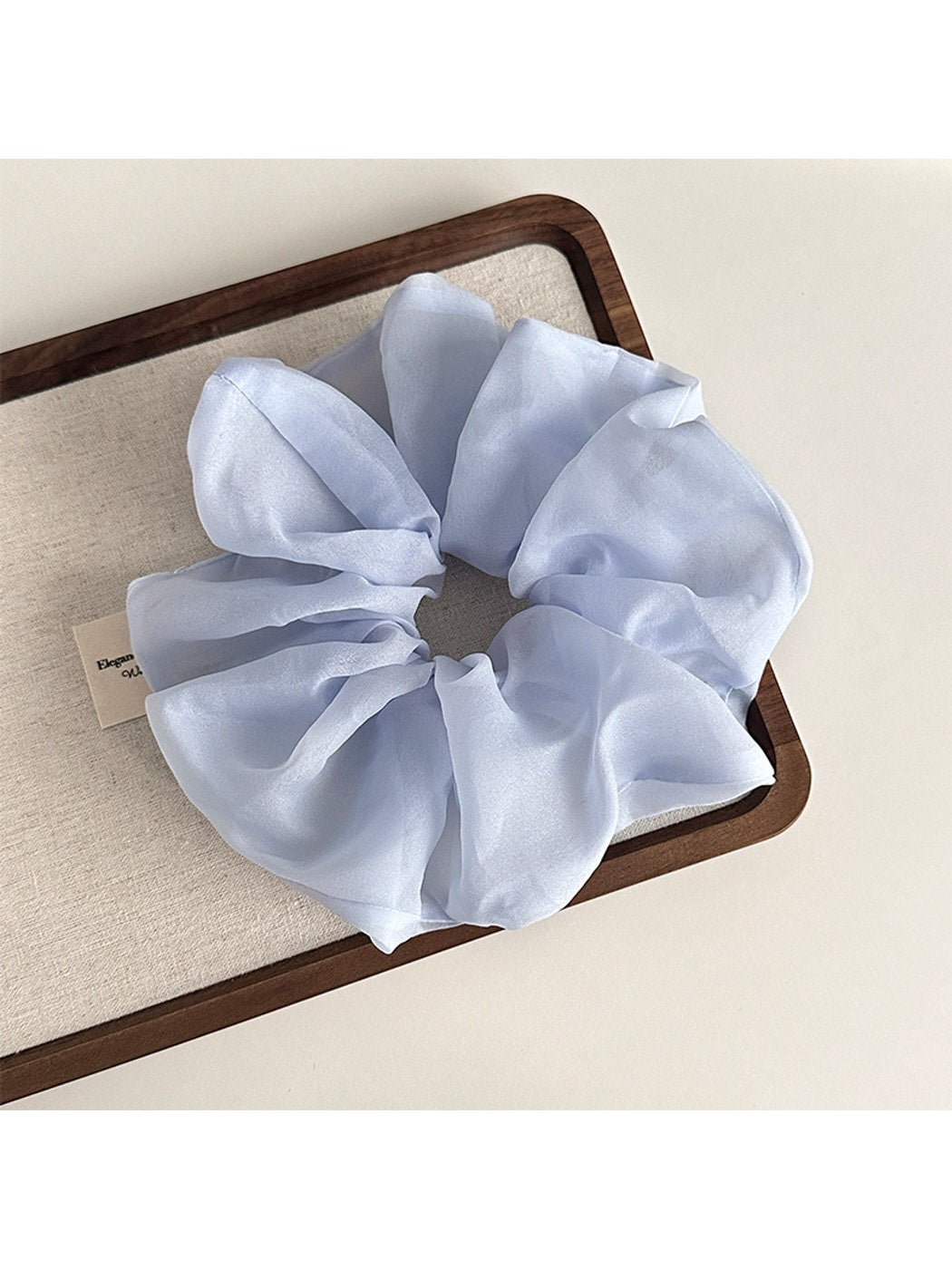 Gifty - Sheer Organza Polyester Fabric Scrunchie