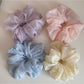 Gifty - Irregular Embroidered Polyester Scrunchie