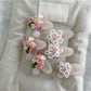 Beau - Pink Beaded Flower Hair Clip