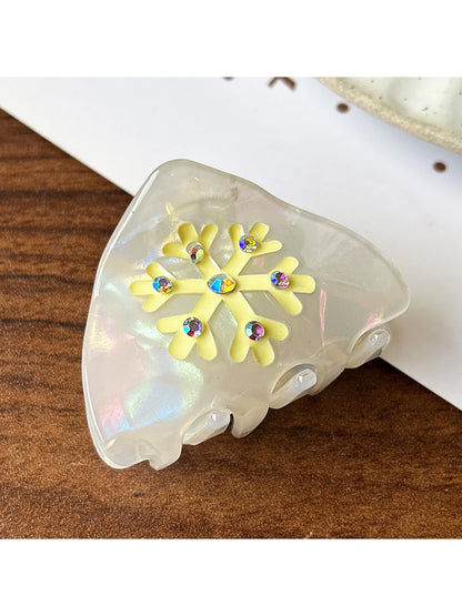 Beau - Modern Simple Flower Accent Claw Clip