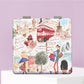 Mirroray - Cartoon Style Travel Theme Makeup Mirror