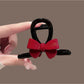 Beau - Simple Red Bow Hair Clip