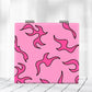 Mirroray - Pink Lightning Pattern Folding Makeup Mirror
