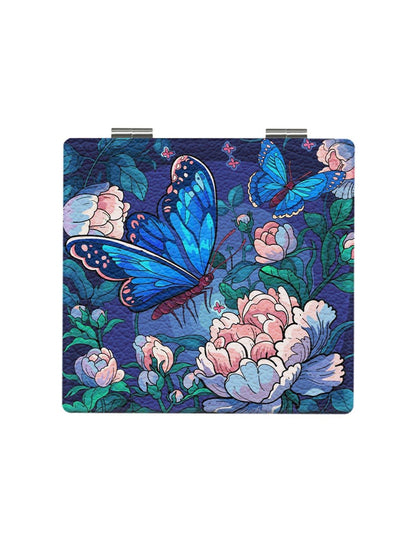 Mirroray - Sunflower Print Foldable Portable Makeup Mirror