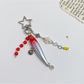 Keypus - Beaded Look Fish Keychain Bag Charm Keychain