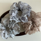 Gifty - Polyester Beaded Organza Oversized Scrunchie