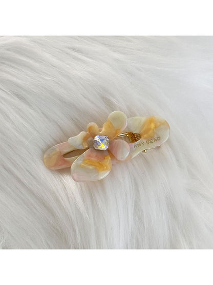 Beau - Sweet Floral Duckbill Side Hair Clip