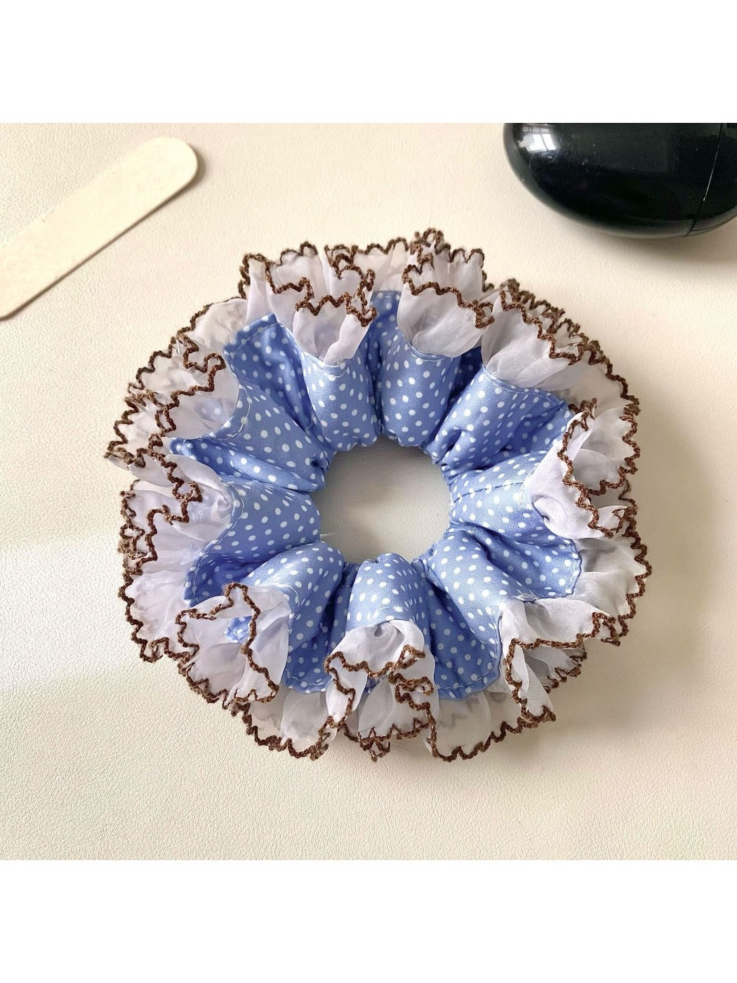 Gifty double layer scrunchie displayed on a white background