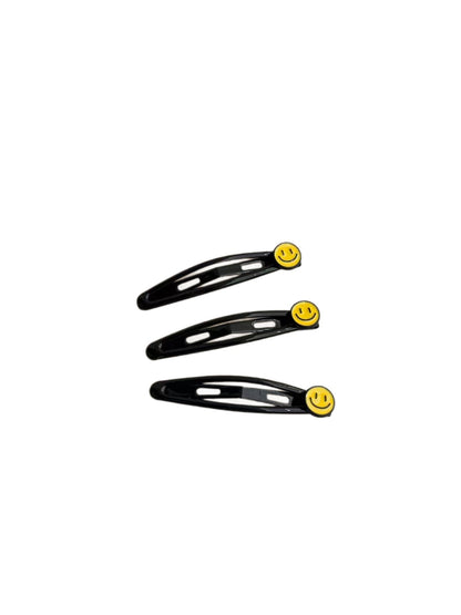 Beau - Smiley Face Side Hair Clip
