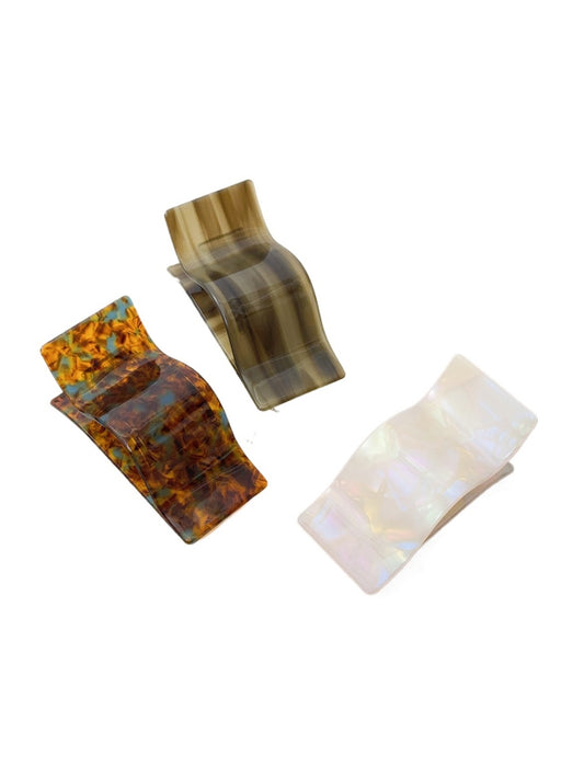 Beau - Stylish Wavy Acetate Hair Clip