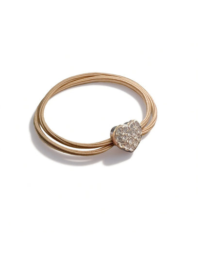 Gifty - Shiny Heart-Shaped Hair Tie