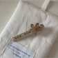 Beau - Scalloped Trim Floral Decorative Hair Clip