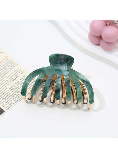 Beau - Chrysanthemum Shape Textured Hair Claw Clip