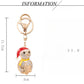 Keypus - Cute Snowman Christmas Theme Keychain