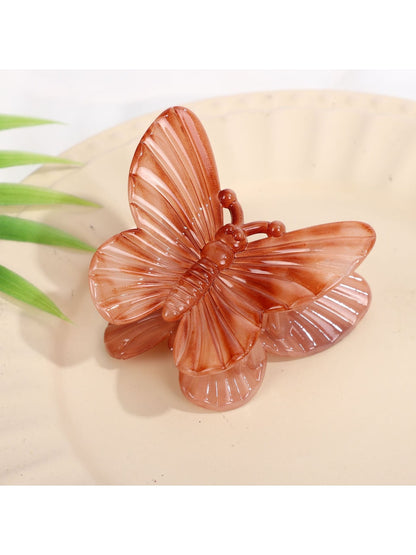 Beau - Gradient Butterfly Plastic Alloy Claw Clip
