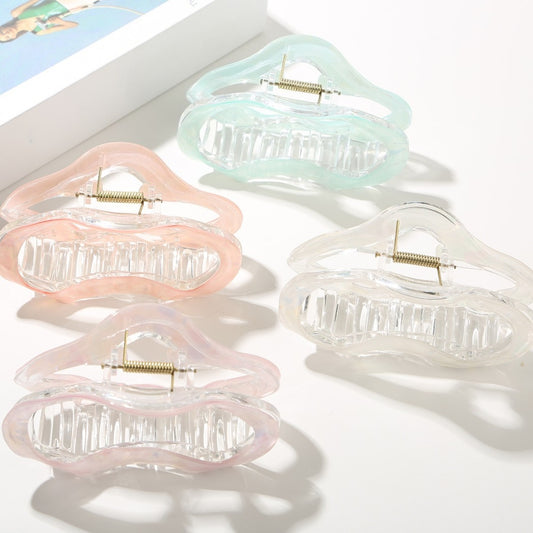 Beau - Cloud Shape Acetate Alloy Hair Claw Clip