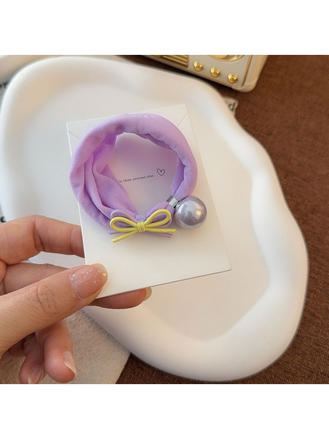 Gifty - Sweet Style Double Bow Decorative Scrunchie