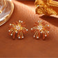 Earedge - Sparkling Firework Shaped Stud Earrings