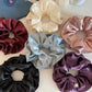 Gifty - Elegant Double Layer Ruched Satin Scrunchie
