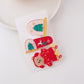 Beau - Cartoon Christmas Santa Reindeer Hair Clip Set
