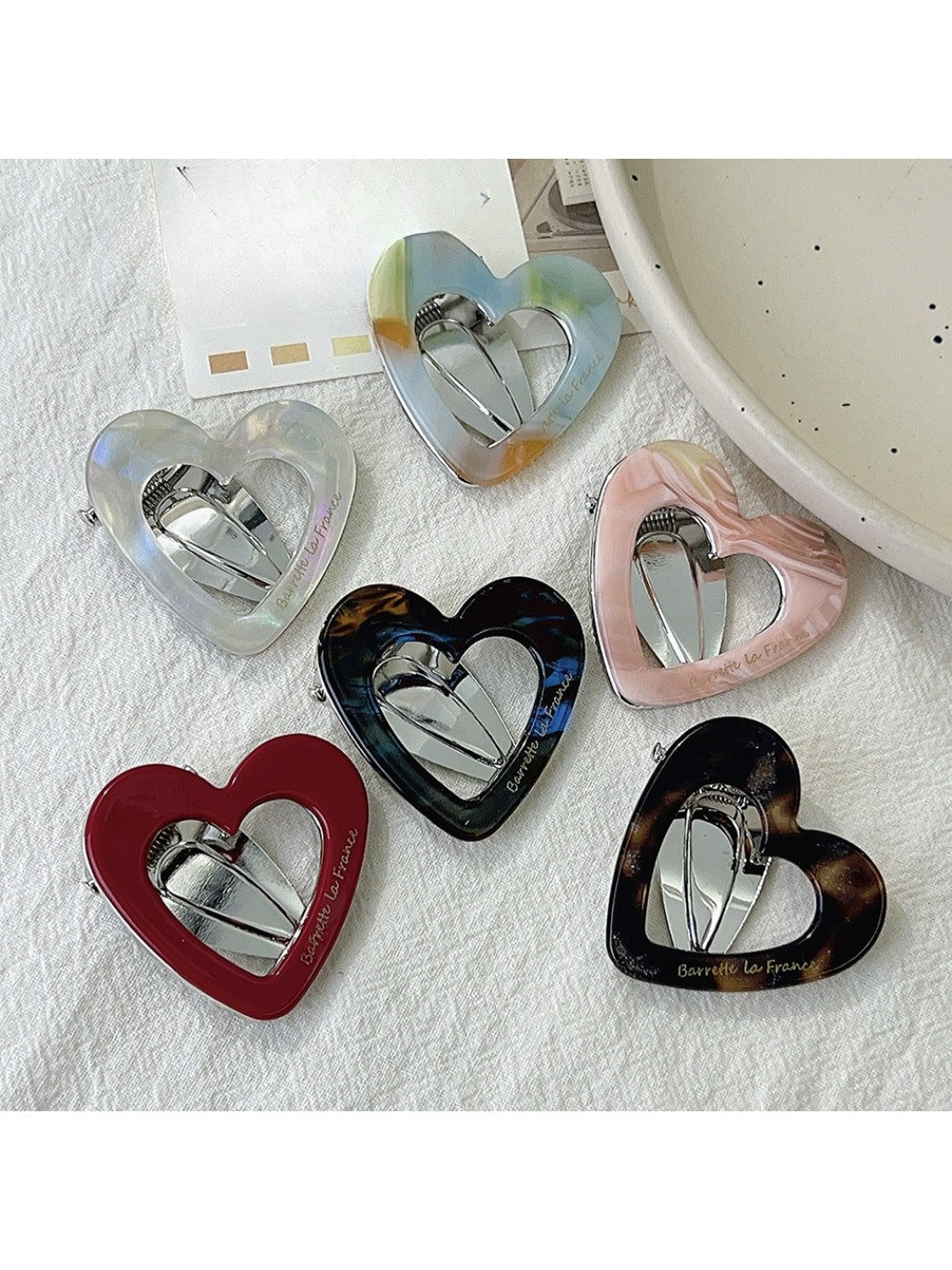 Beau - Valentine's Day Heart Shaped Hair Clip