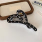 Beau - Large Heart Shaped Claw Clip