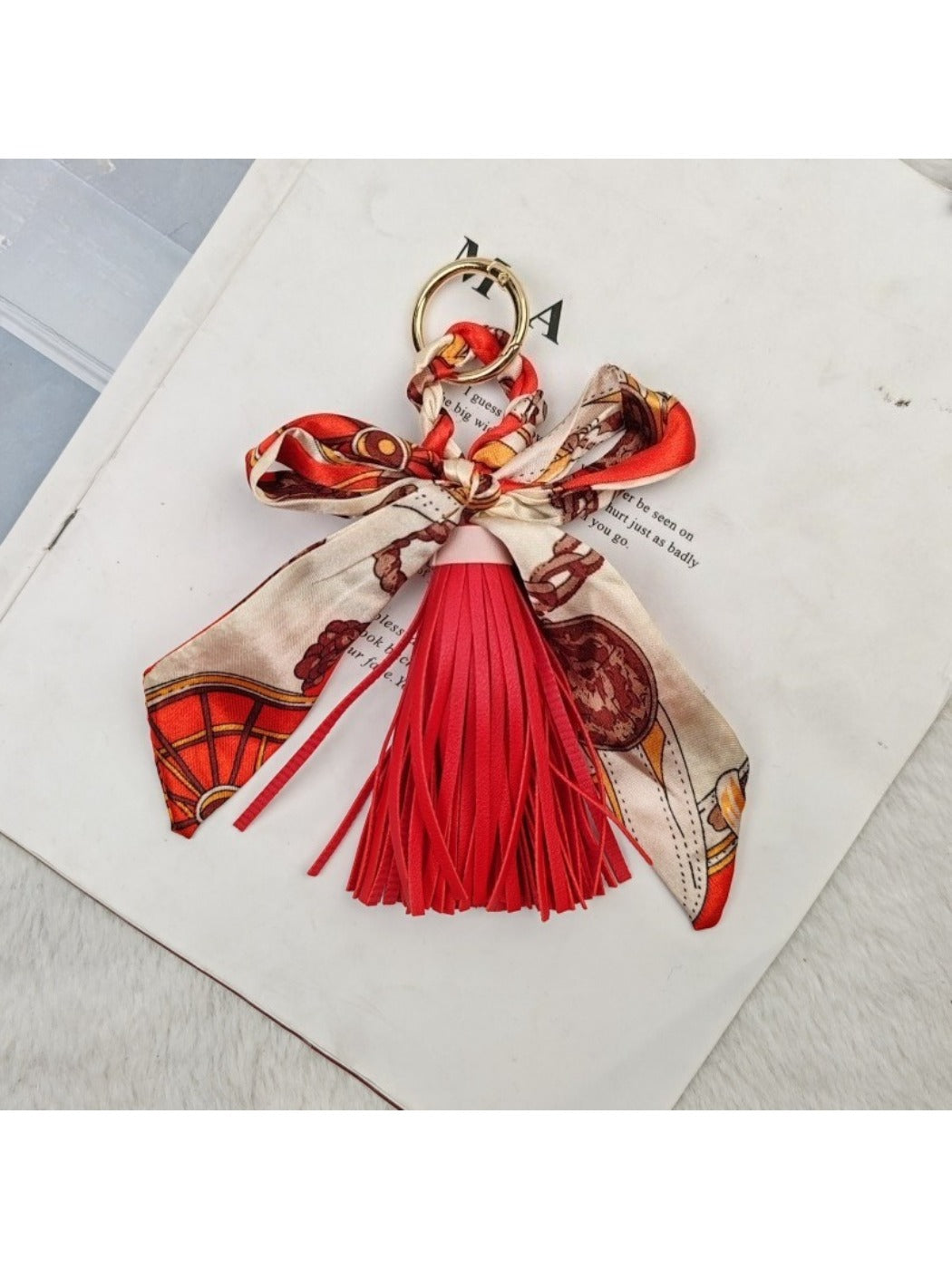 Keypus - Tassel Bow Pendant Keychain