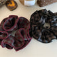 Gifty - Checkered Ruffled Hair Scrunchie