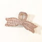 Beau - Vintage Leopard Print Bow Claw Clip